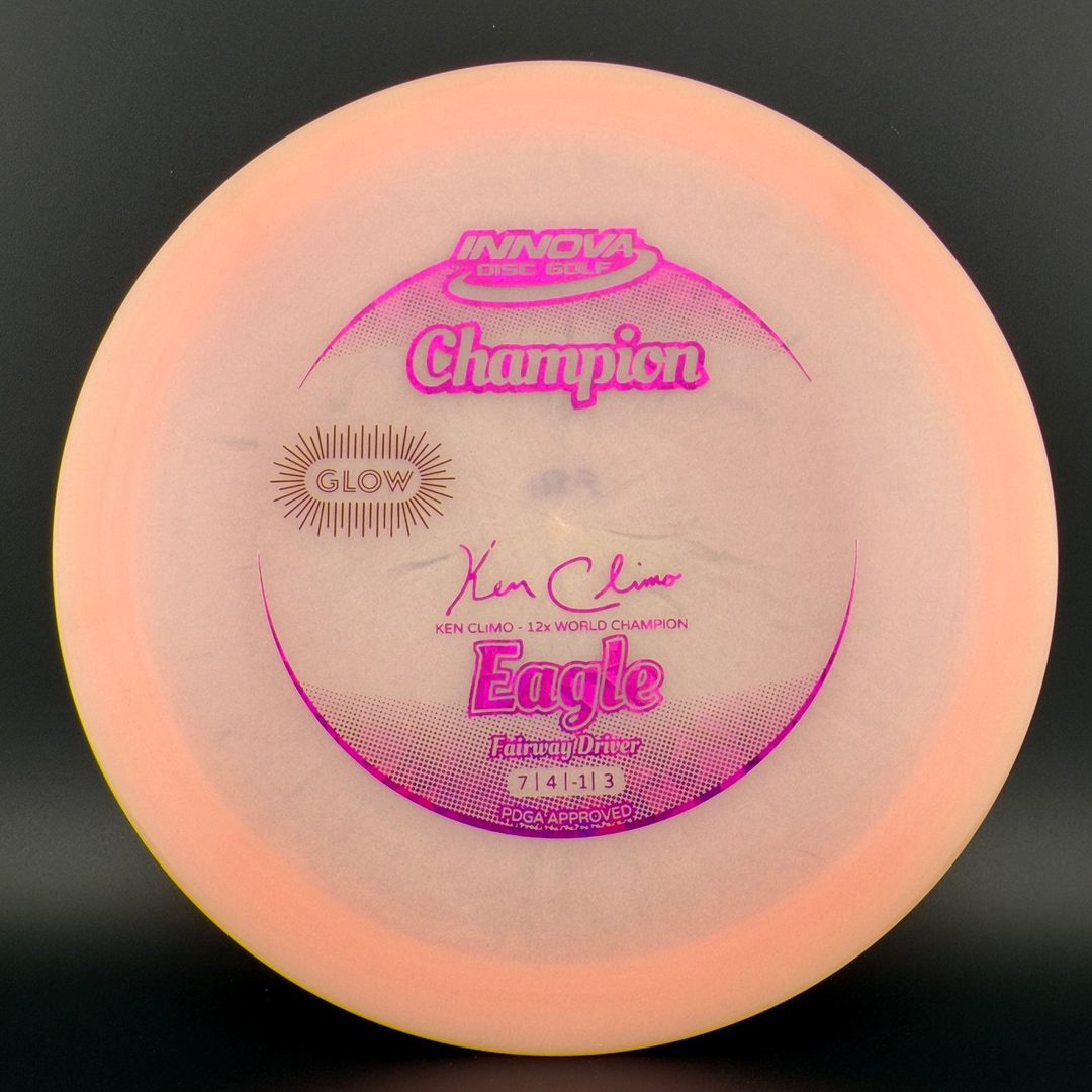 Classic Color Glow Champion Eagle - Ken Climo 12x Innova