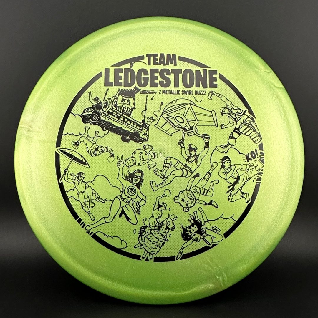 Z Swirl Metallic Buzzz - Team Ledgestone Fortnite 2023 Discraft