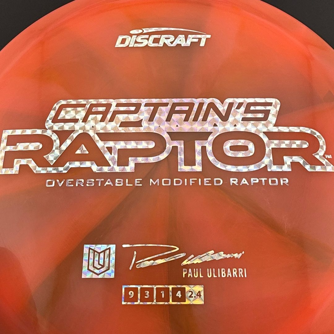 Special Z Blend Captain's Raptor - Paul Ulibarri 2025 Signature Series Discraft