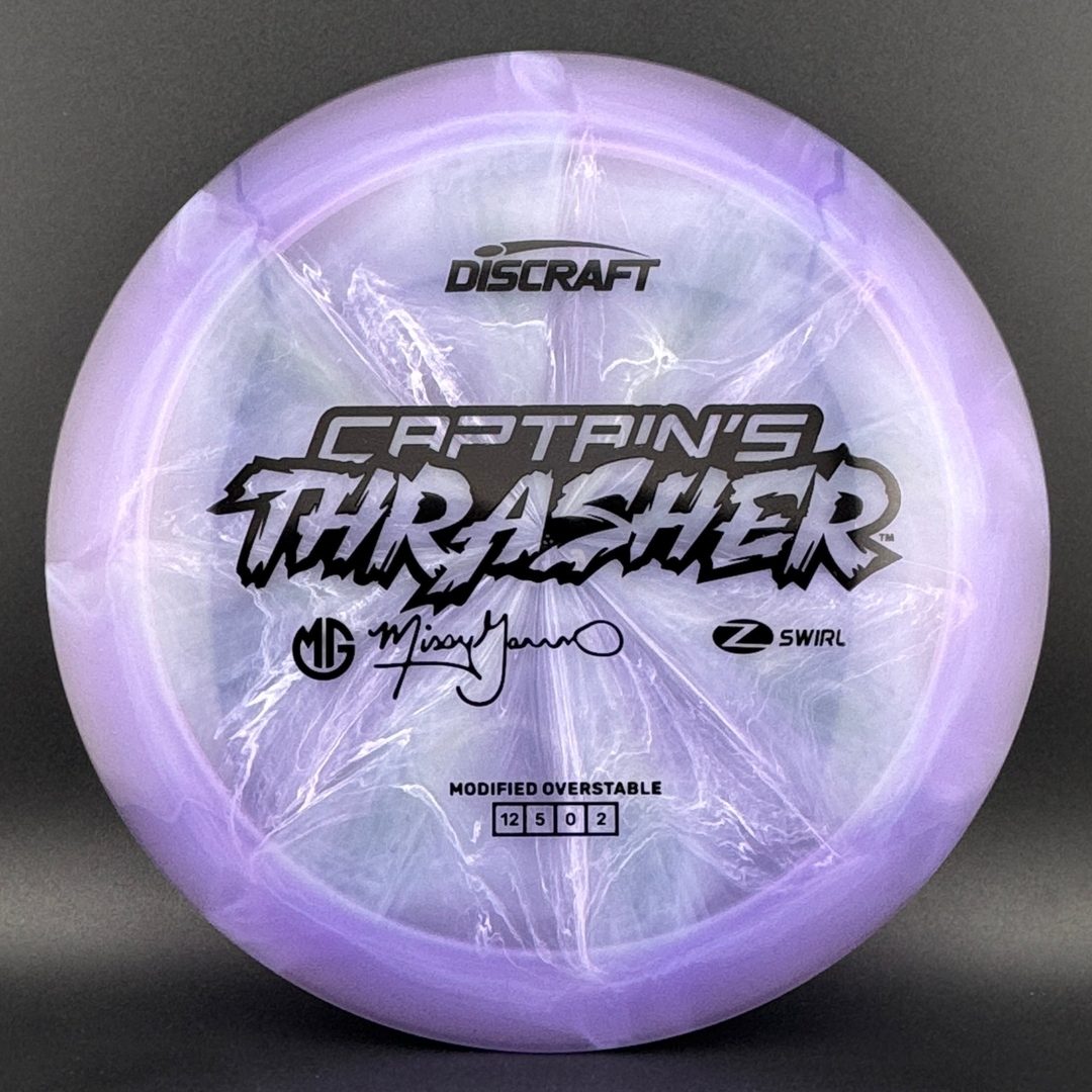 Swirly Z Captain's Thrasher - Missy Gannon 2026 Discraft