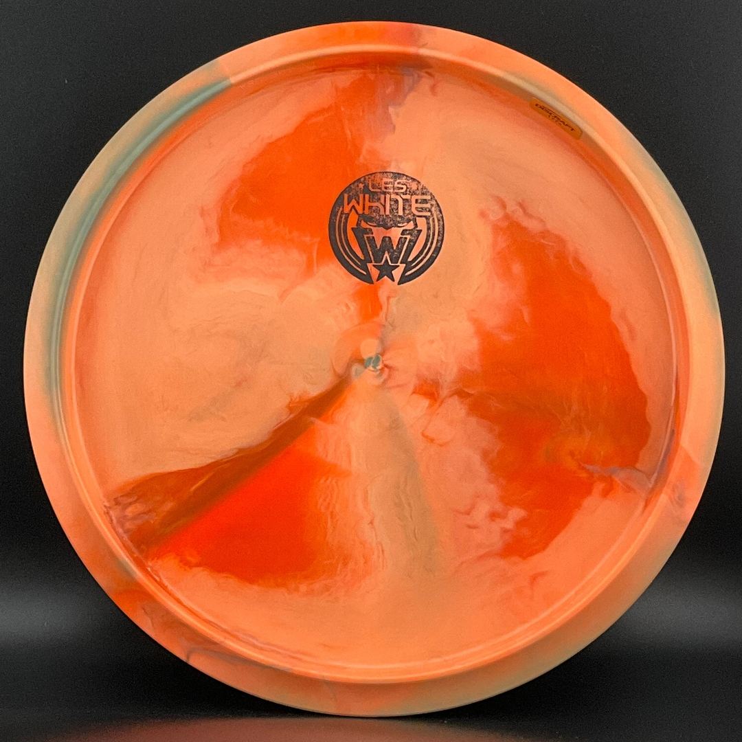 Swirl ESP Buzzz *Les White Stash* - 2022 Chris Dickerson Robot Chicken - Orange Peach Discraft