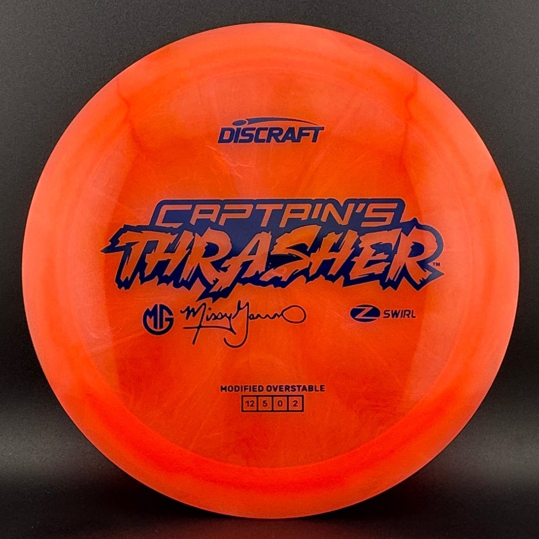 Swirly Z Captain's Thrasher - Missy Gannon 2026 Discraft