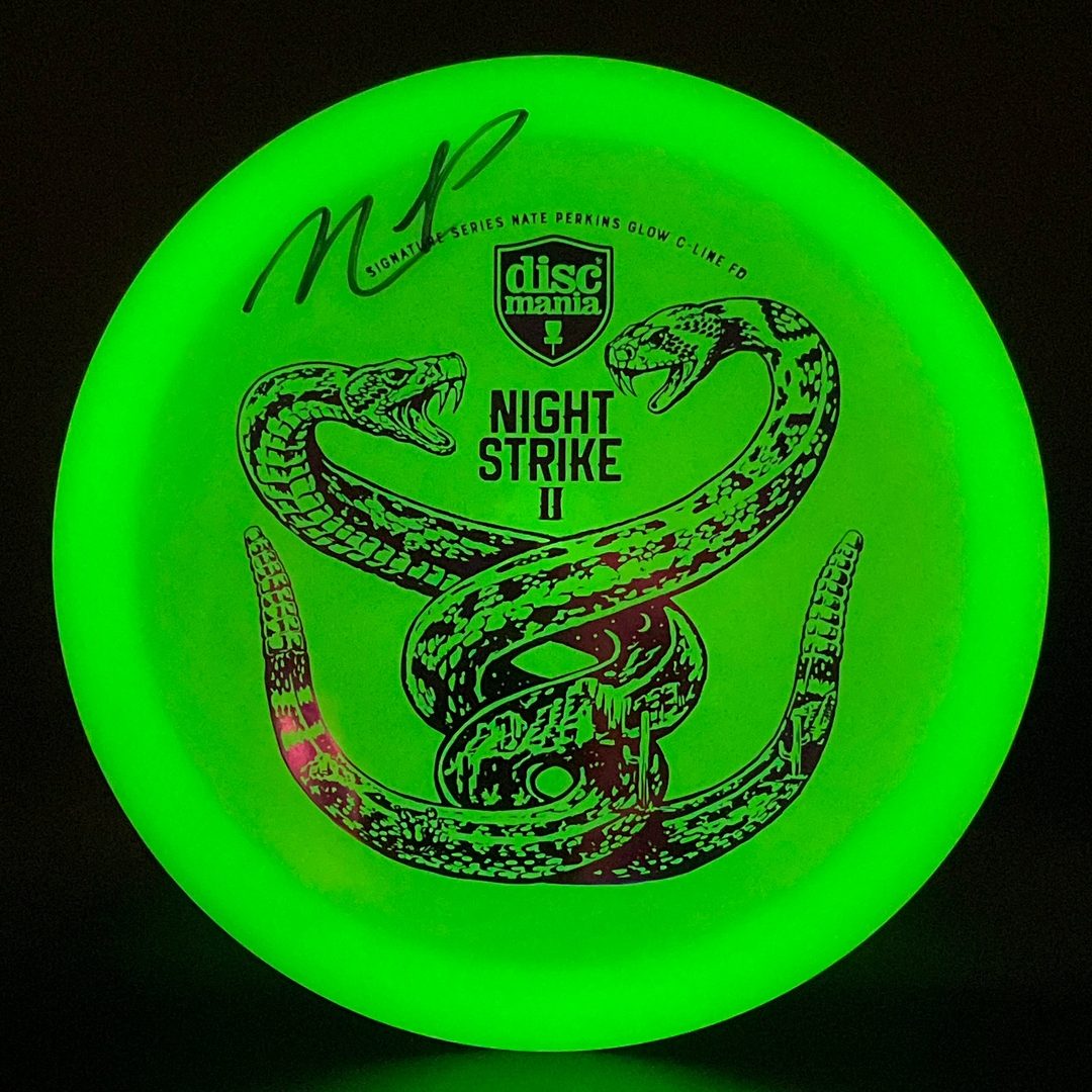 Color Glow C-line FD *Signed* - Night Strike 2 Discmania