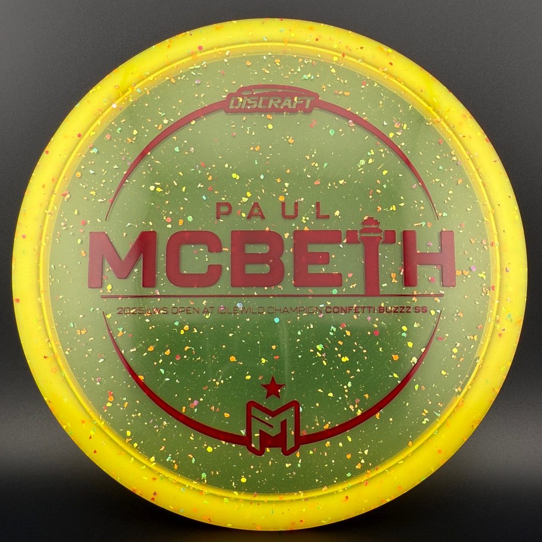 Confetti Z Buzzz SS - Paul McBeth 2025 LWS Open Discraft