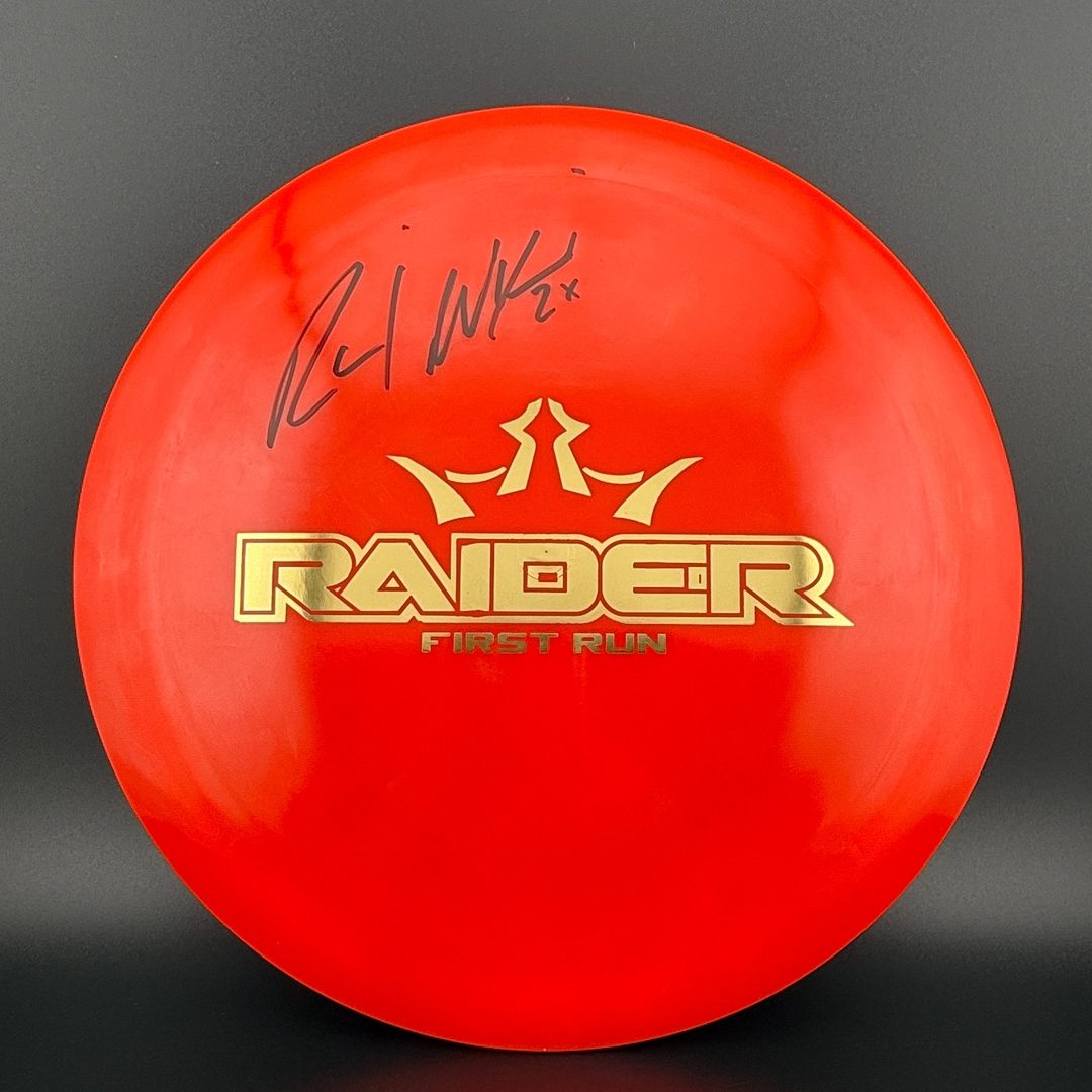 Fuzion Raider First Run - Ricky Wysocki Autographed Dynamic Discs