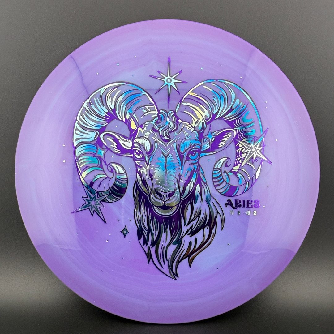 Swirly Sirius Aries (1.1) - Cosmic Ram by Tony Diaz