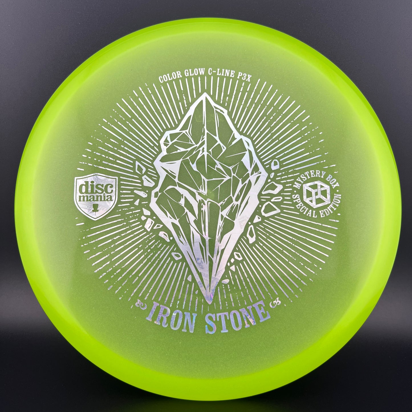 Color Glow C-Line P3X - First Run "Iron Stone" MB 23 Discmania