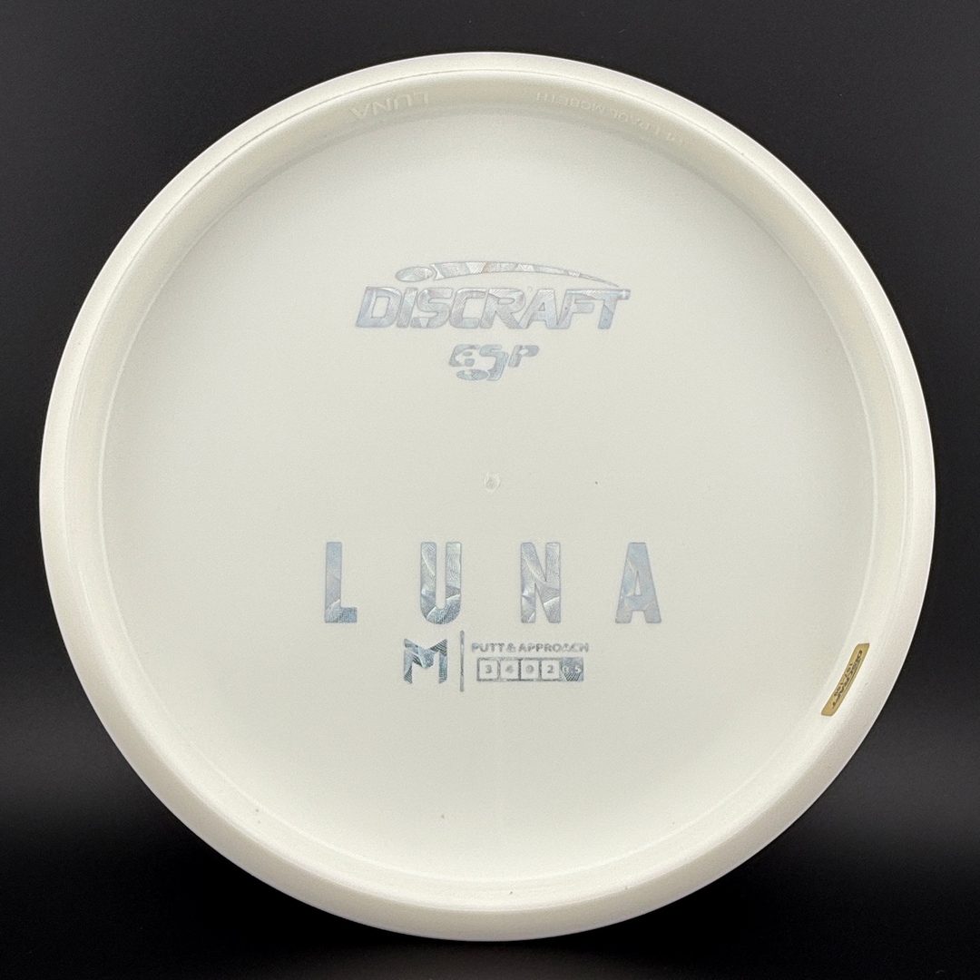 White ESP Luna - Bottom Stamp - Dyer's Delight Discraft