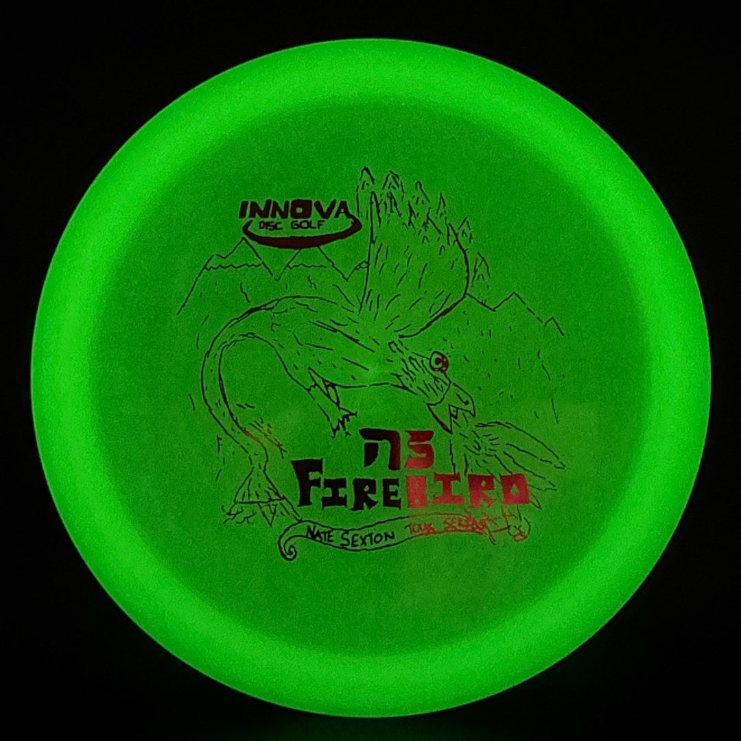 Glow Champion Firebird - Limited Sexton April Fools 2023 Stamp Innova