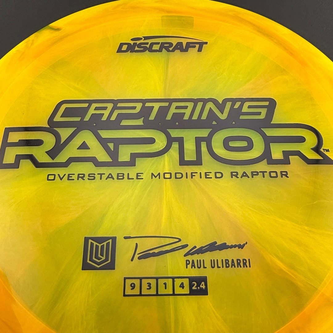 Special Z Blend Captain's Raptor - Paul Ulibarri 2025 Signature Series Discraft