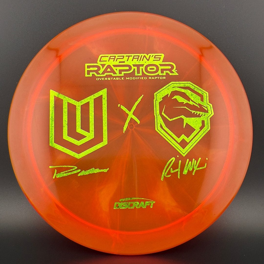 Z Swirl Captain's Raptor - Ulibarri x Wysocki Collab Edition Discraft