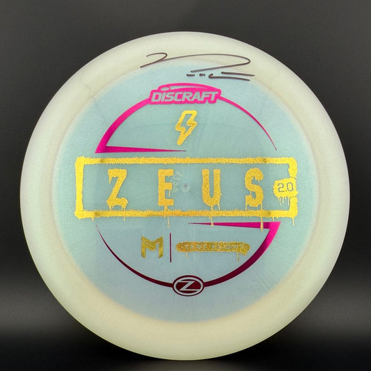 Colorshift Z Zeus 2.0 - Test Flight - Paul McBeth Autographed Discraft