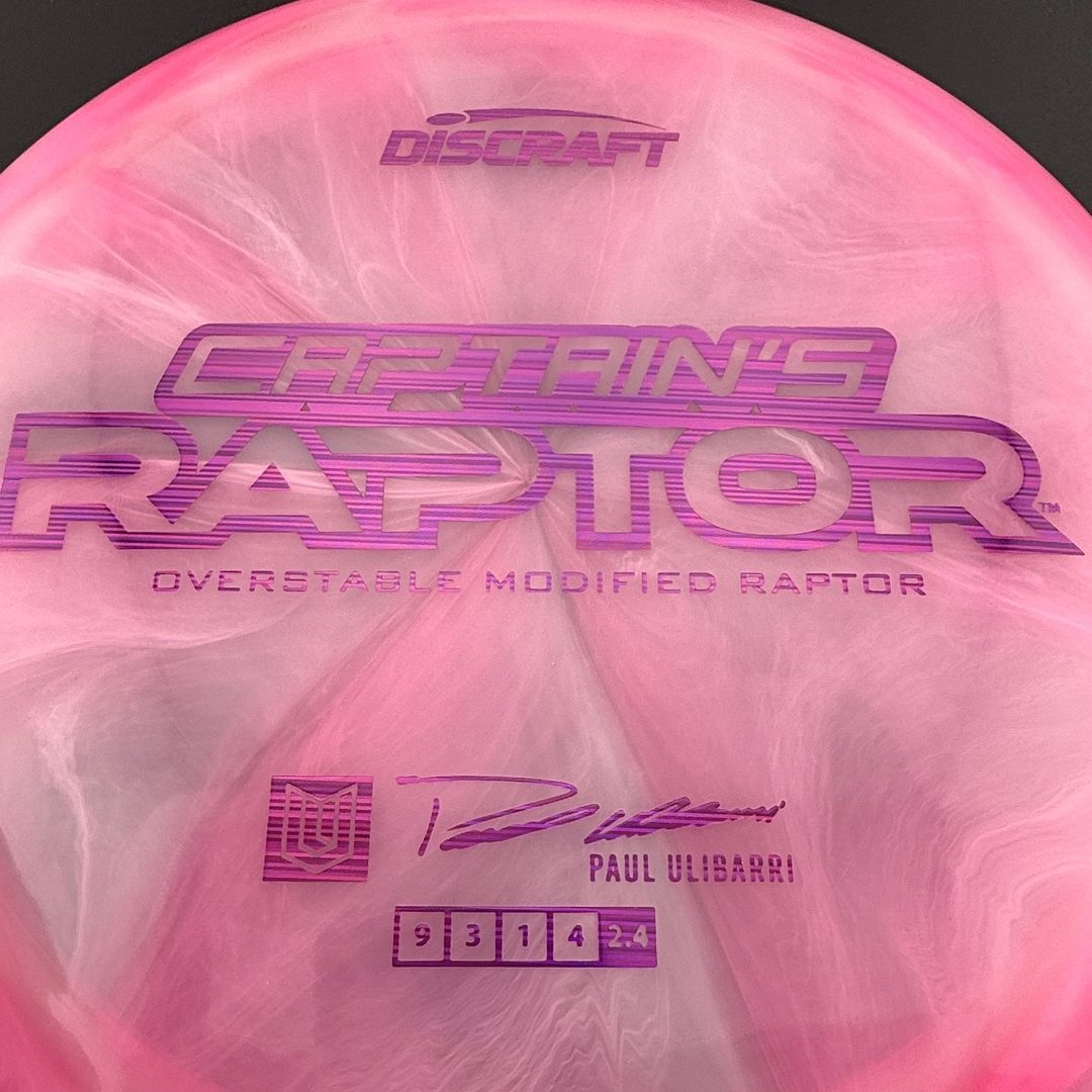 Special Z Blend Captain's Raptor - Paul Ulibarri 2025 Signature Series Discraft