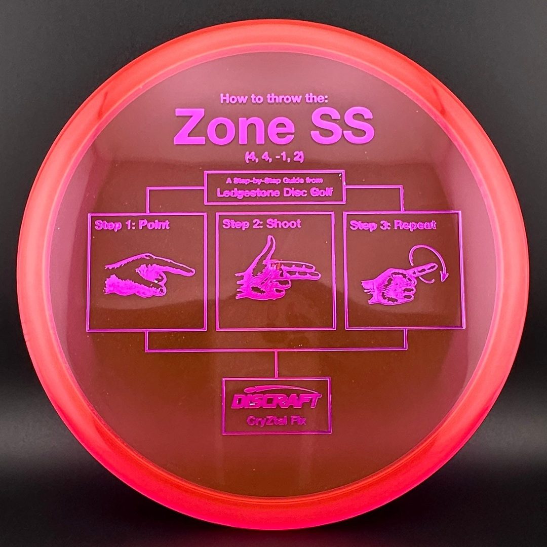 Cryztal Flx Zone SS - Step-By-Step - Ledgestone 2025 Discraft