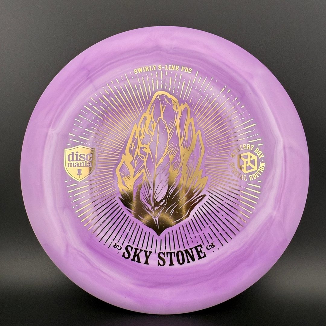 Swirly S-line PD2 First Run - "Sky Stone" MB '23 - 303 Open Bottom Stamp Discmania