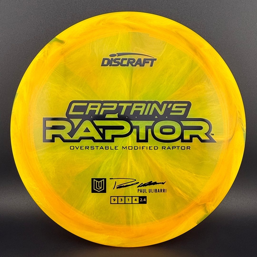 Special Z Blend Captain's Raptor - Paul Ulibarri 2025 Signature Series Discraft