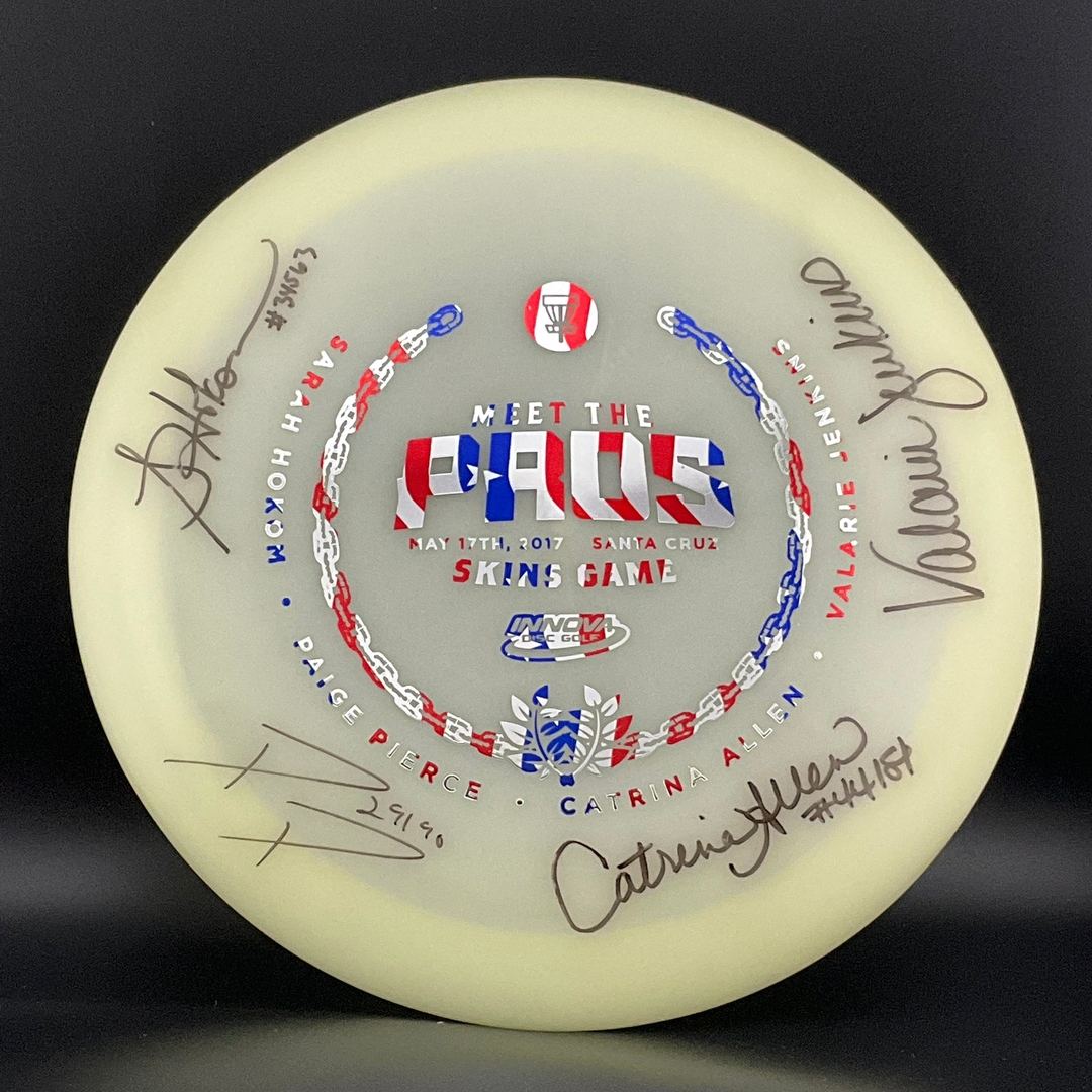 Glow Champion Thunderbird *Signed* - 2017 Meet the Pros Skins Game Innova