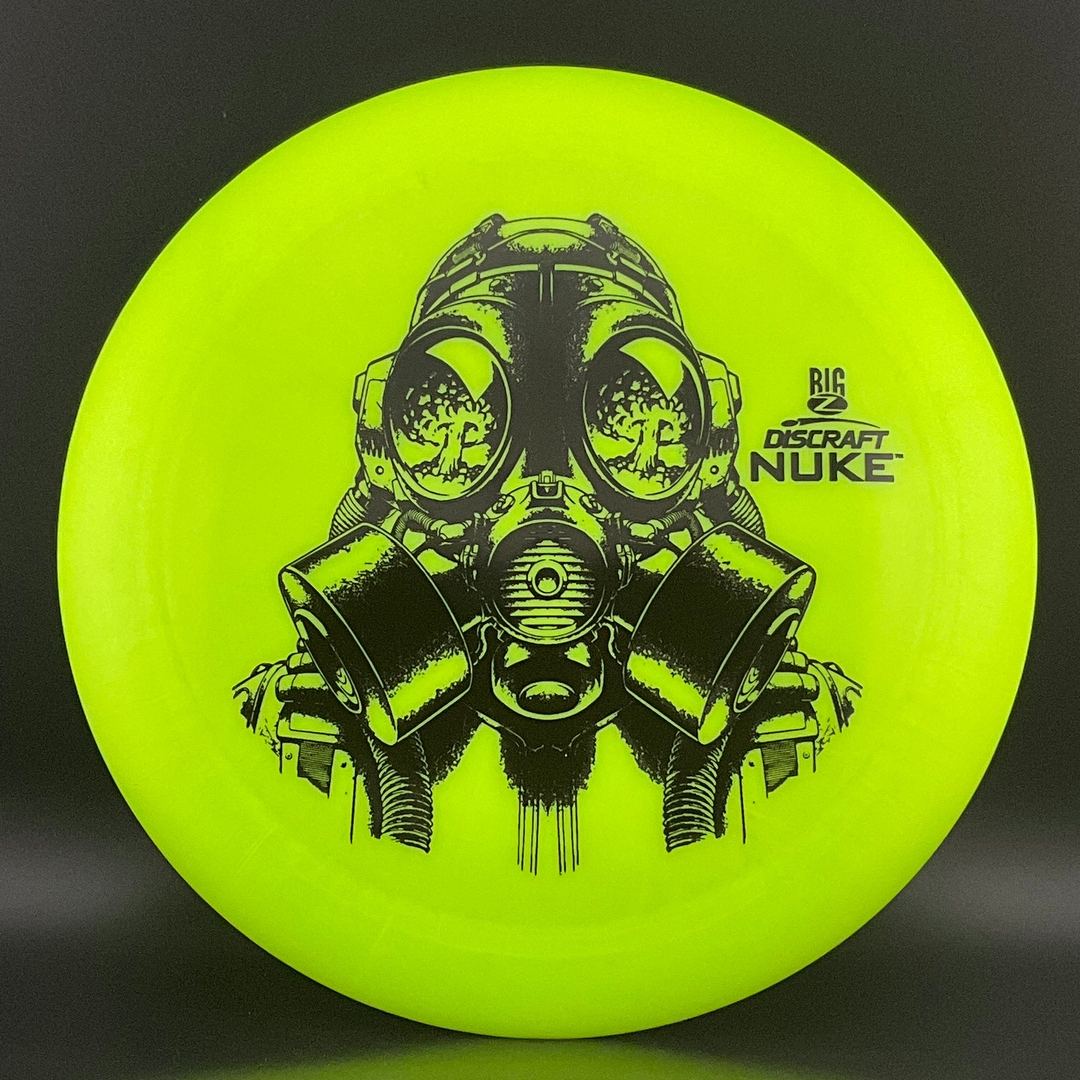 Big Z Nuke *Les White Stash* - Old Gas Mask Stamp! Discraft