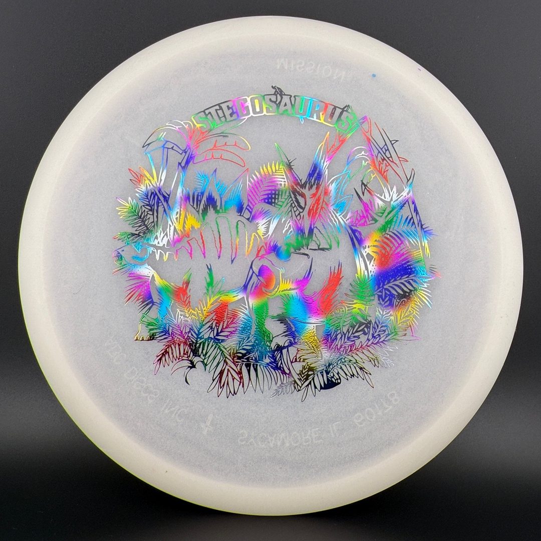 Glow Egg Shell Stegosaurus - Special Edition Dino Discs