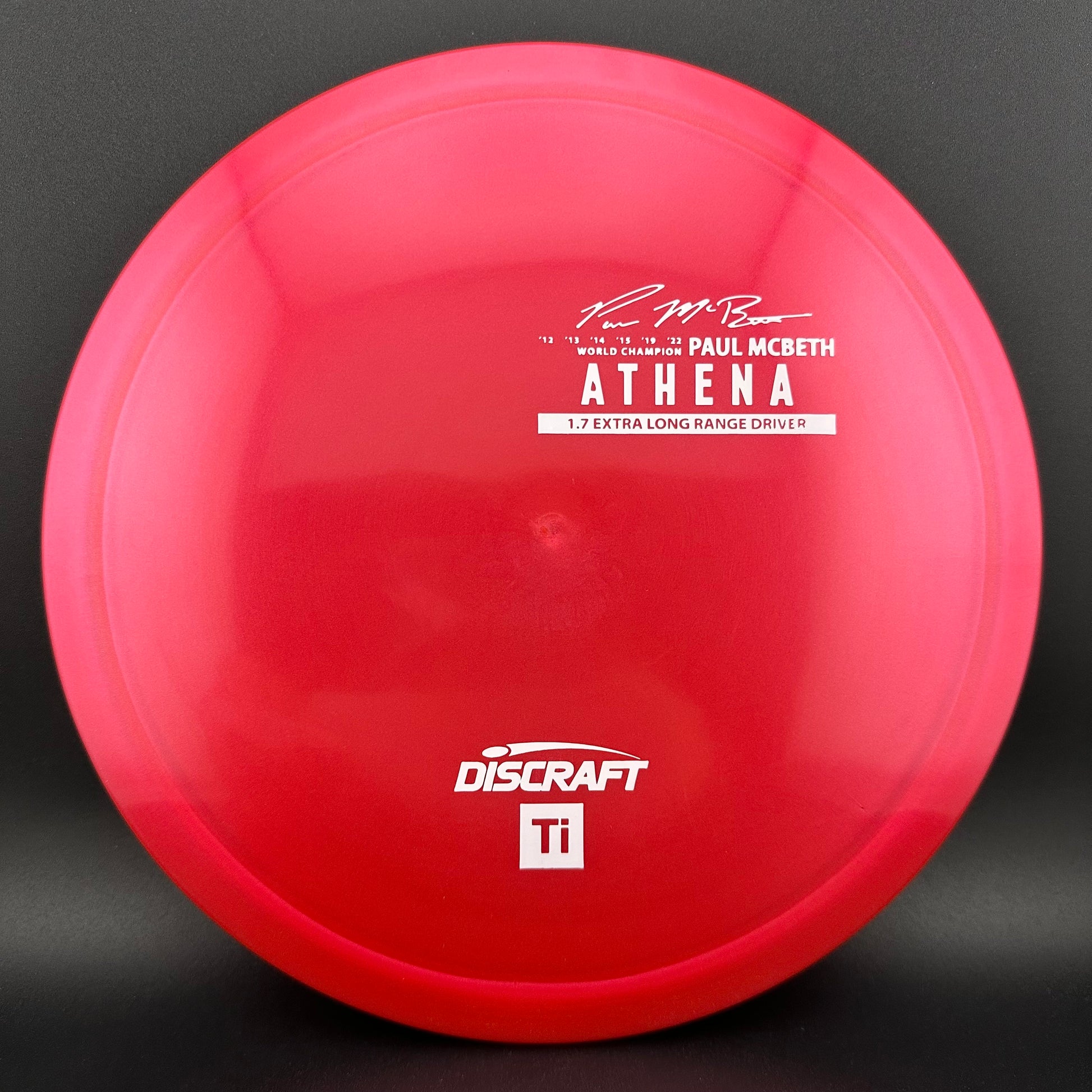 Titanium Athena - Paul McBeth Limited Edition Discraft