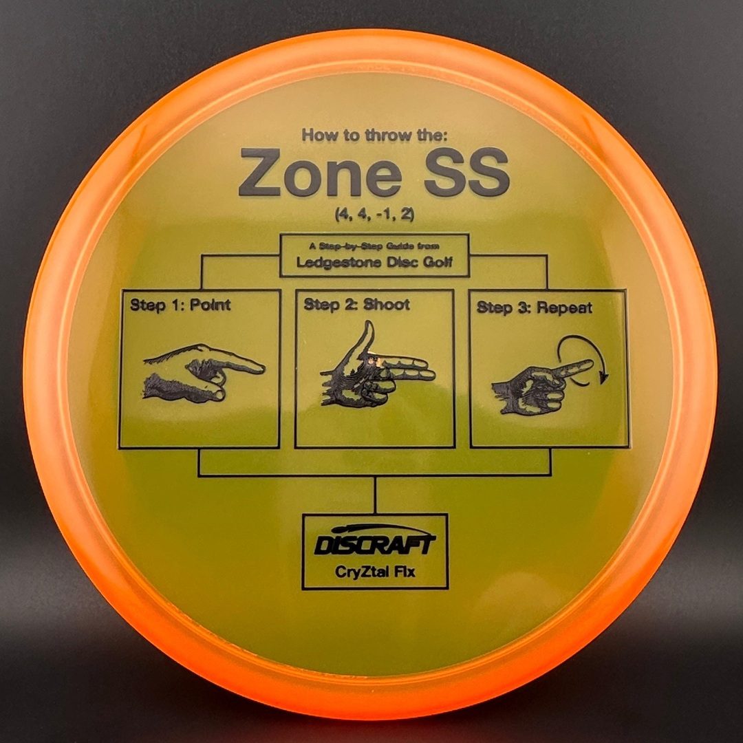 Cryztal Flx Zone SS - Step-By-Step - Ledgestone 2025 Discraft