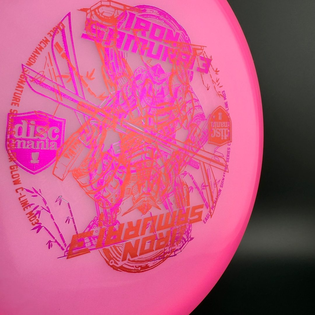 Color Glow C-Line MD3 - Iron Samurai 3 Double Stamp X-Out Discmania