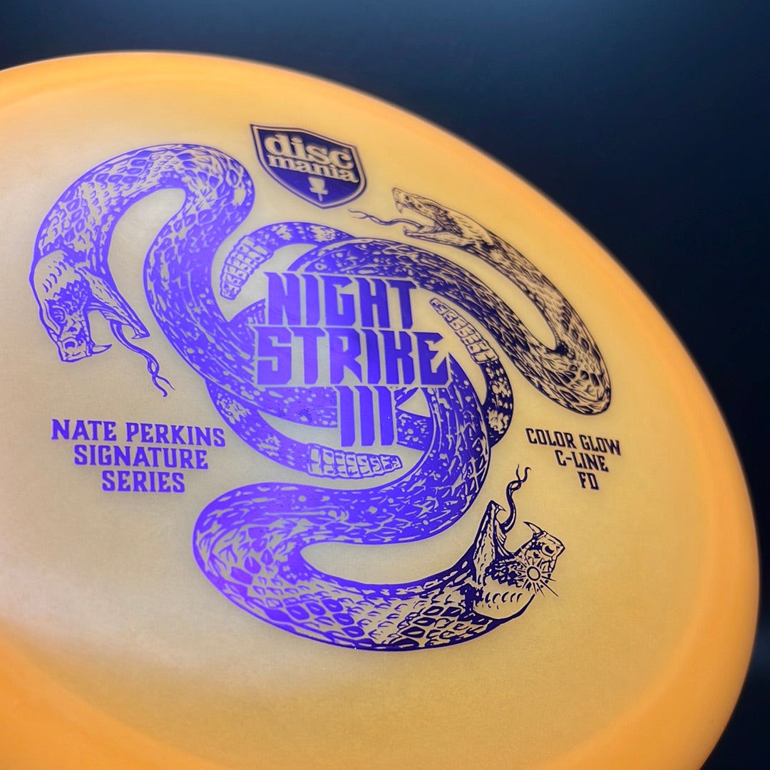 Color Glow C-line FD - Night Strike 3 - Lightweight - Nate Perkins Discmania