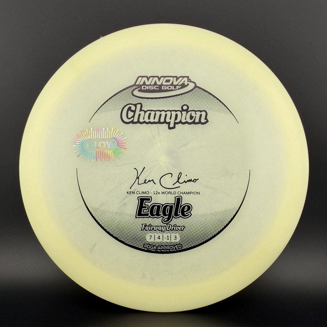 Classic Color Glow Champion Eagle - Ken Climo 12x Innova