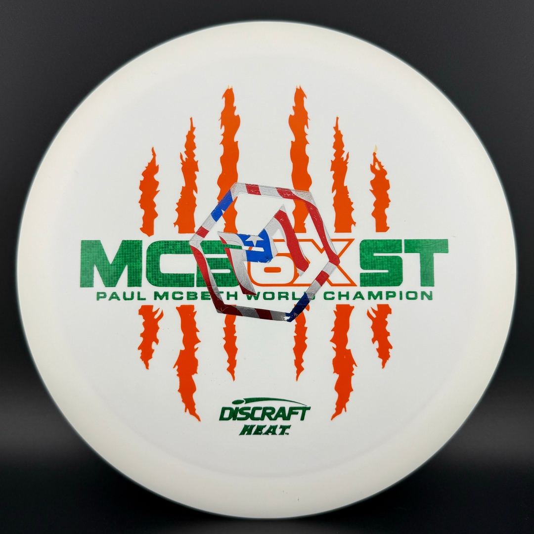 ESP Heat - Paul McBeth 6x Claw Misprint - Rare White Discraft