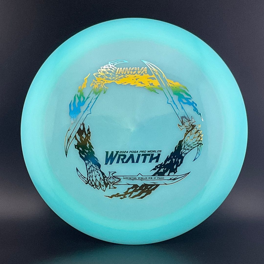 Color Glow Champion Wraith - 2024 PDGA Pro Worlds Innova