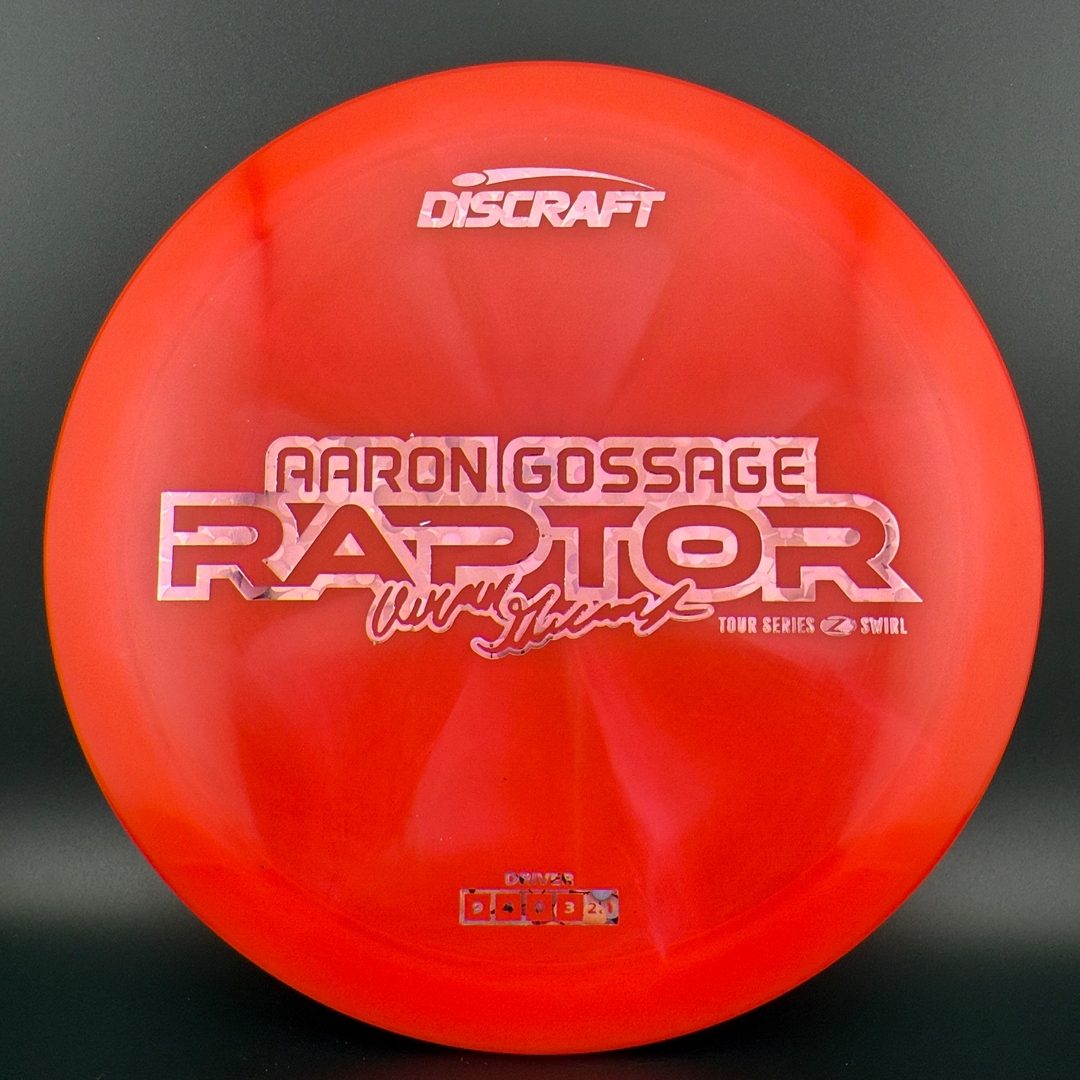 Z Swirl Raptor - Aaron Gossage 2025 Tour Series Discraft