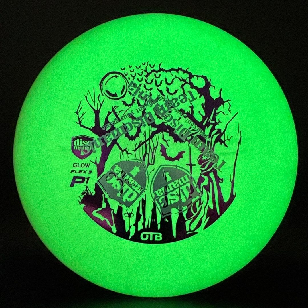 Glow D-Line Flex 3 P1 - 2023 OTB Halloween / Team Stamps *Colten Stash* Discmania