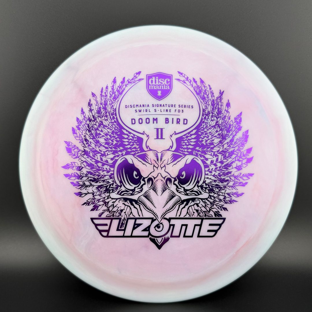 Swirly S-Line FD3 - Doom Bird 2 Grape - Simon Lizotte Discmania