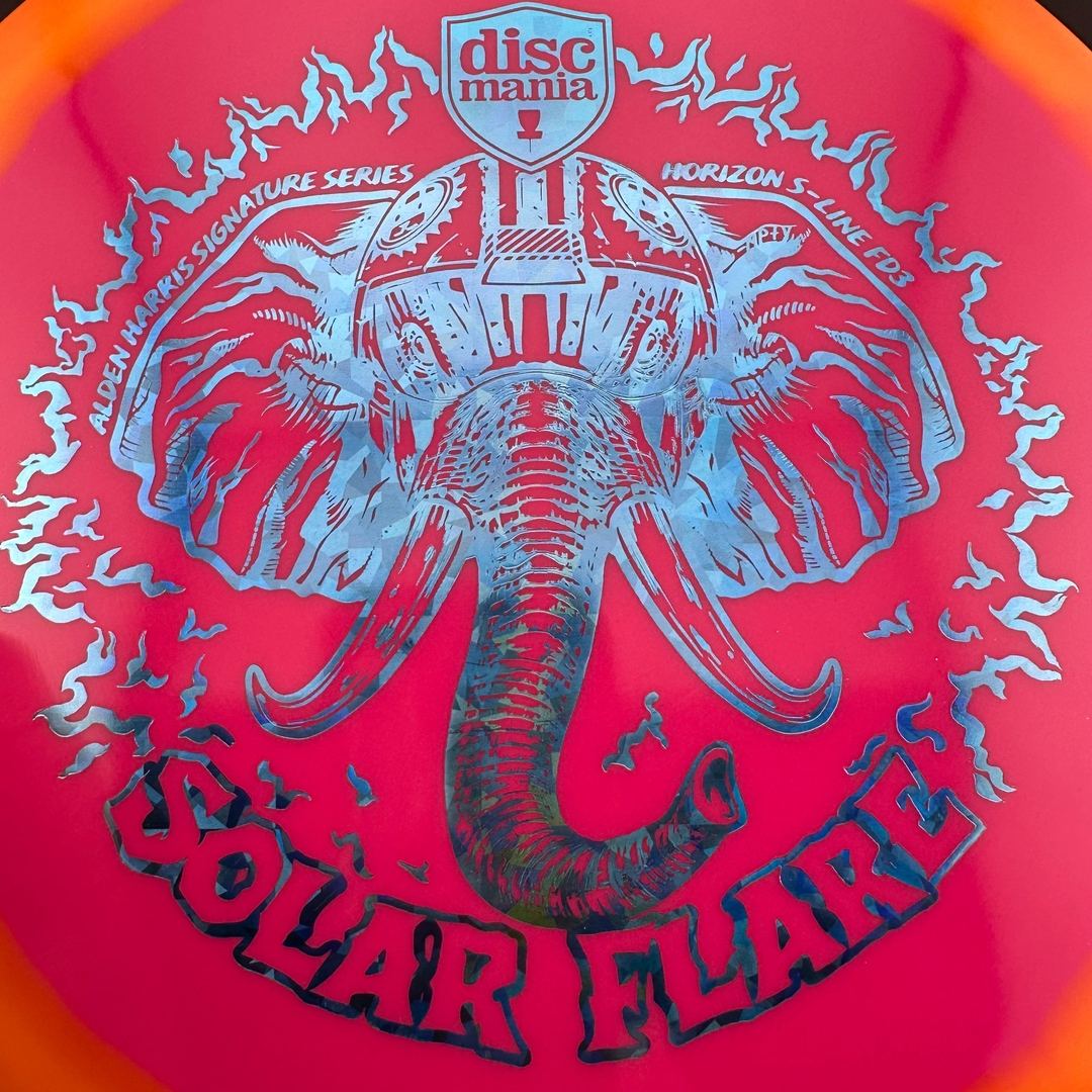 Horizon S-Line FD3 - Solar Flare - Alden Harris Signature Series Stamp by Manny Trujillo DROPPING OCTOBER 9TH @ 7 AM MST Discmania