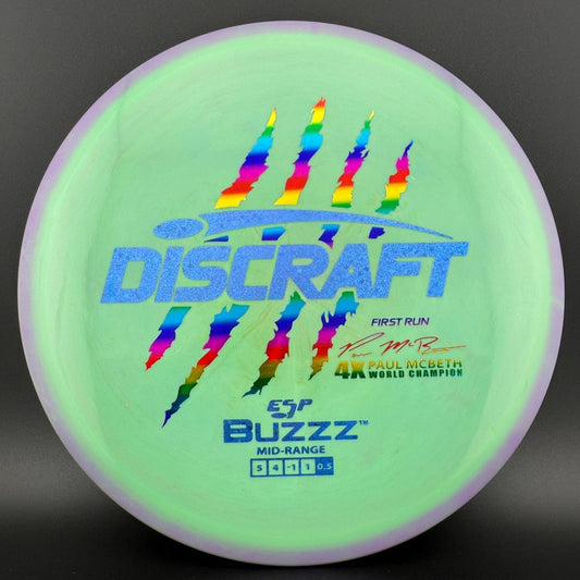 Swirly ESP Buzzz First Run - Paul McBeth 4x Claws - HULK Discraft