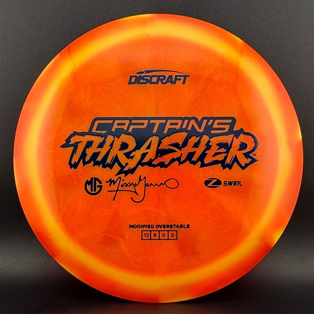 Swirly Z Captain's Thrasher - Missy Gannon 2026 Discraft