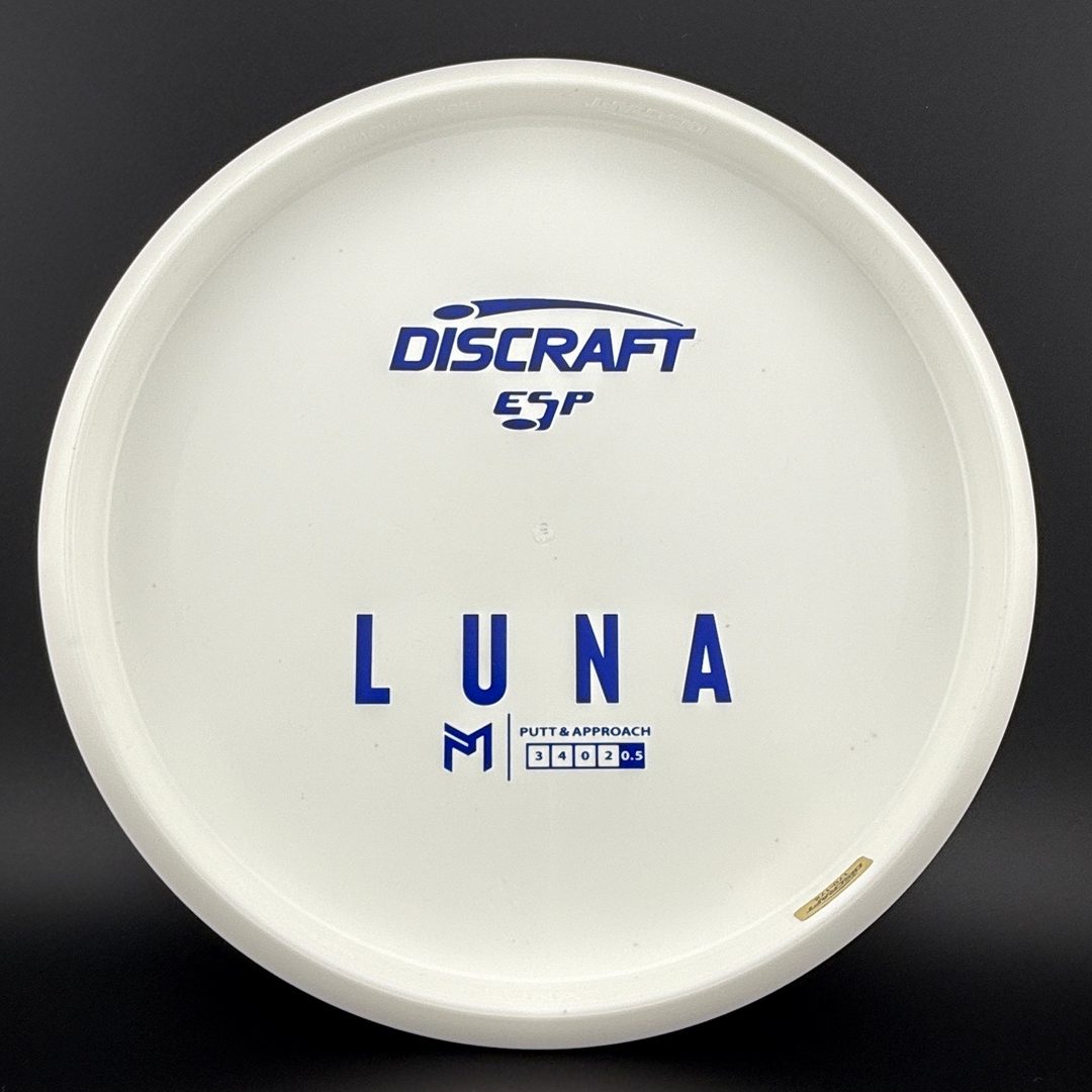 White ESP Luna - Bottom Stamp - Dyer's Delight Discraft