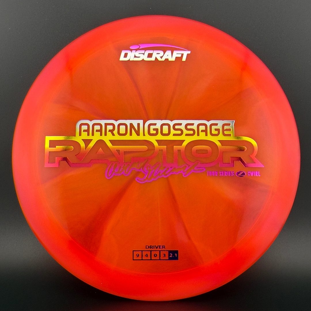 Z Swirl Raptor - Aaron Gossage 2025 Tour Series Discraft