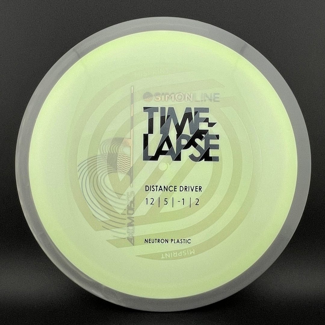 Neutron Time-Lapse Re-Tooled - Simon Line Misprint Axiom