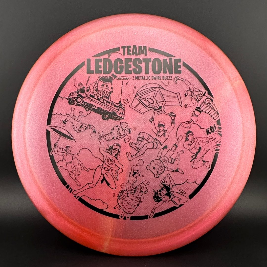 Z Swirl Metallic Buzzz - Team Ledgestone Fortnite 2023 Discraft
