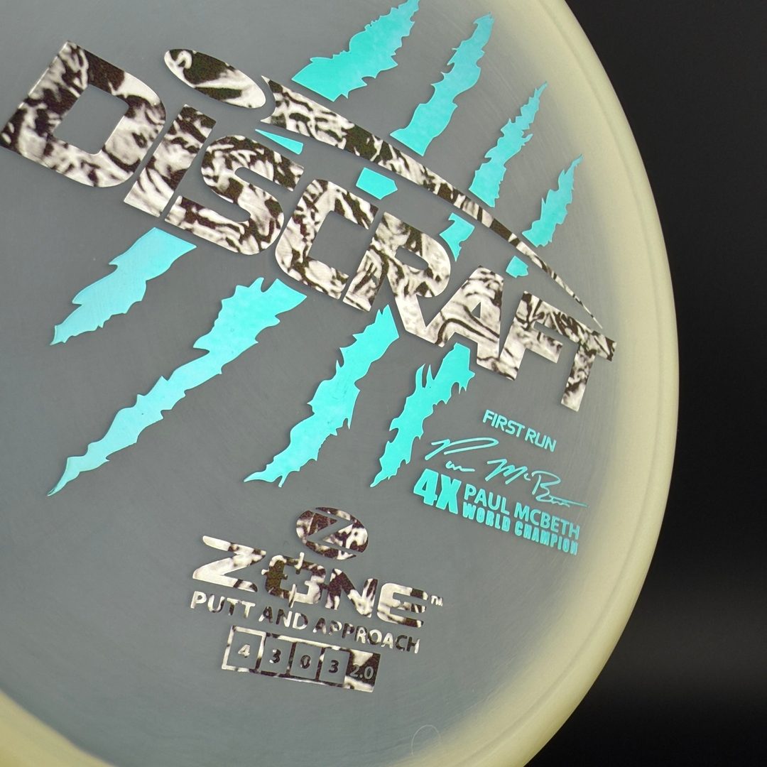 Z Zone First Run - Paul McBeth 4X Claws - Pearl Discraft