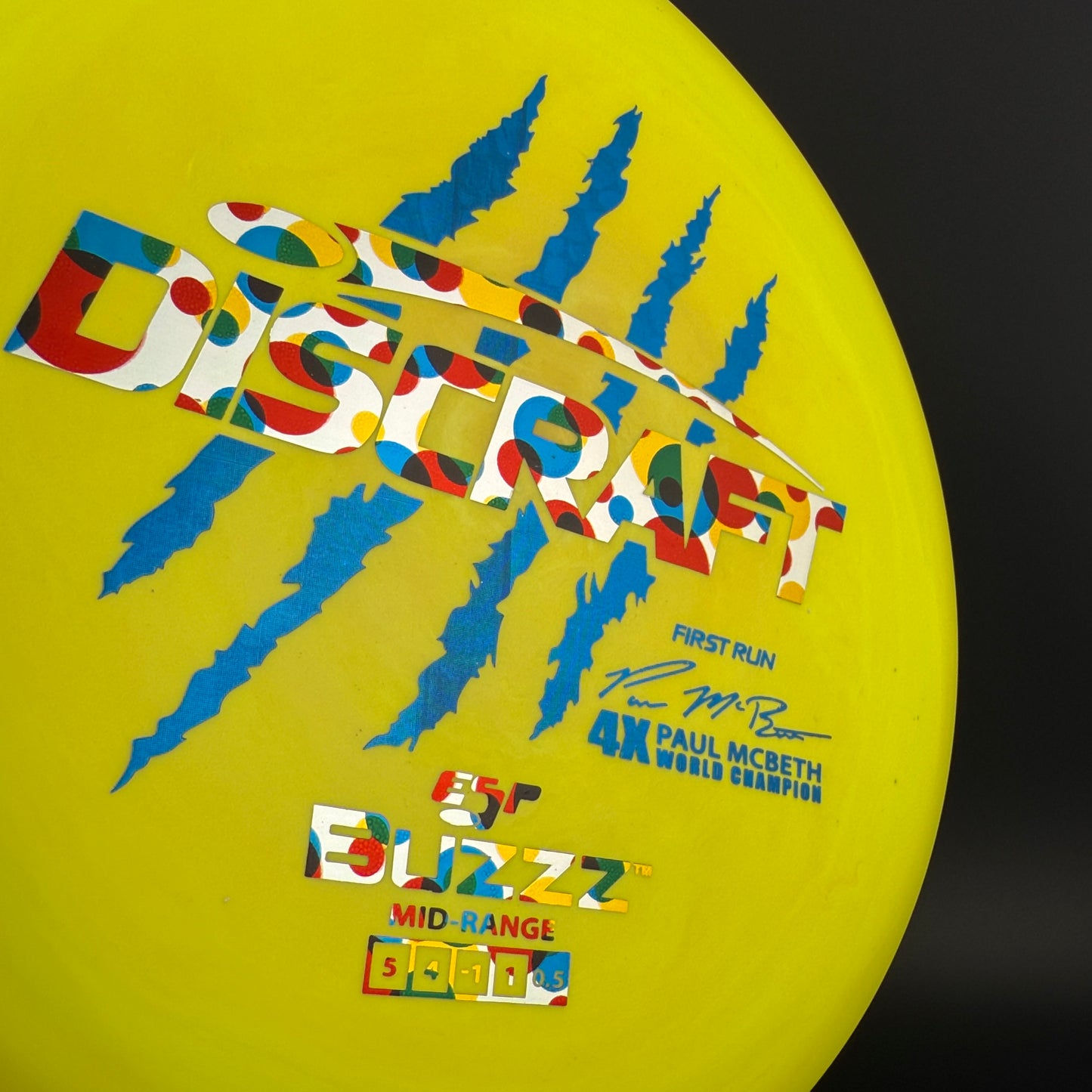 Swirly ESP Buzzz (First Run) - Paul McBeth 4x Claws - Lemon Wonderbread