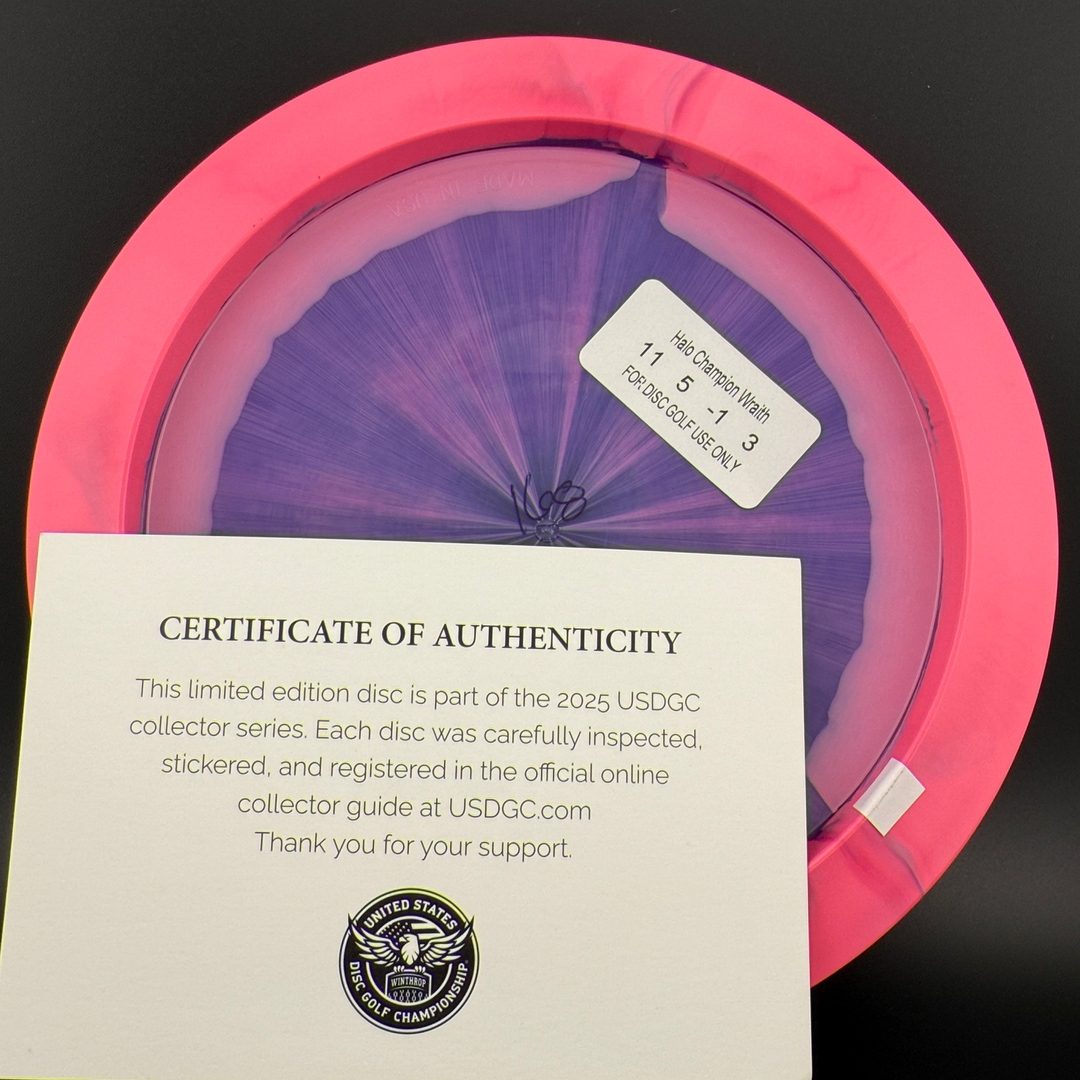 Halo Champion Wraith - USDGC Wax Seal - Small Batch 1/100 Innova