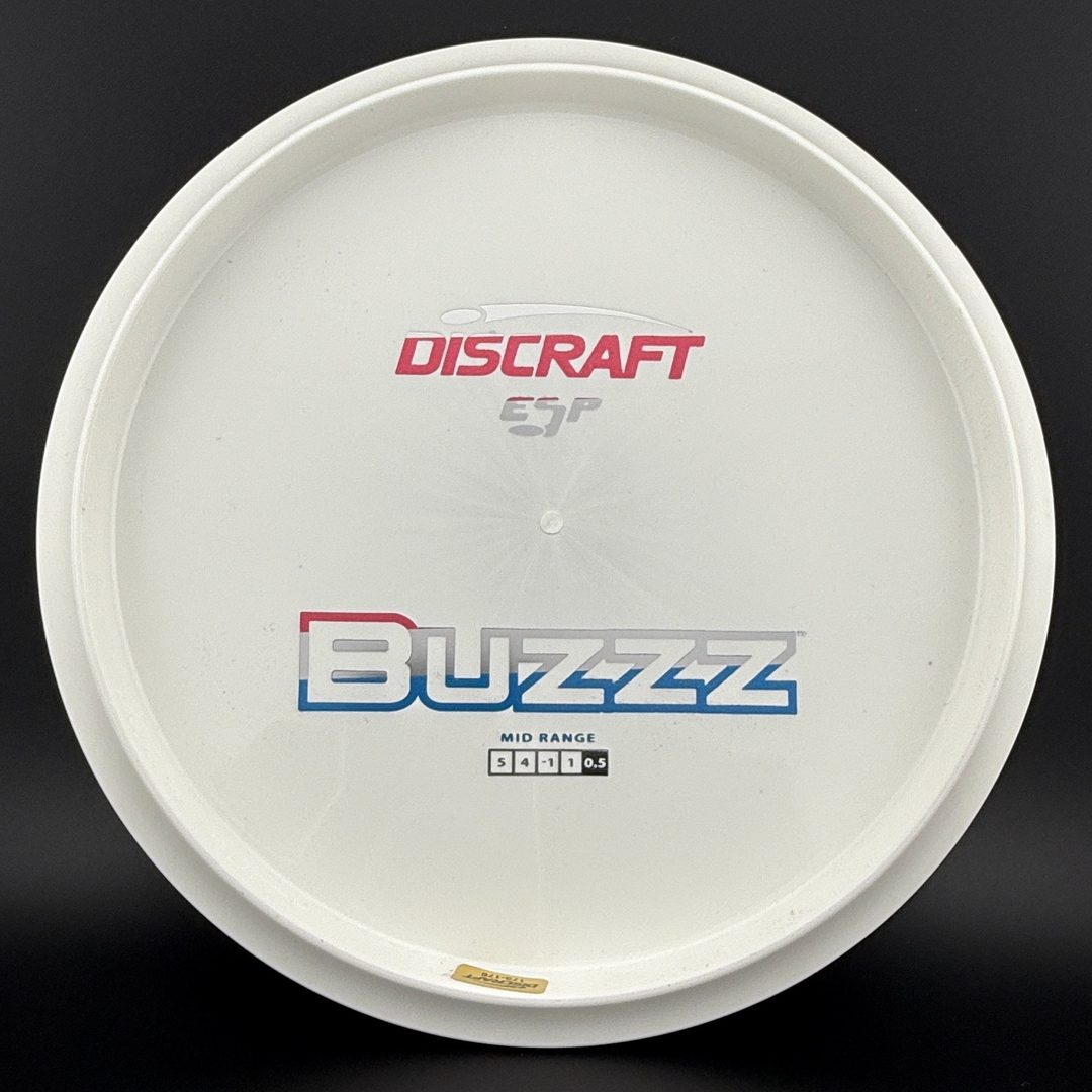 White ESP Buzzz - Bottom Stamp Dyer's Delight Discraft