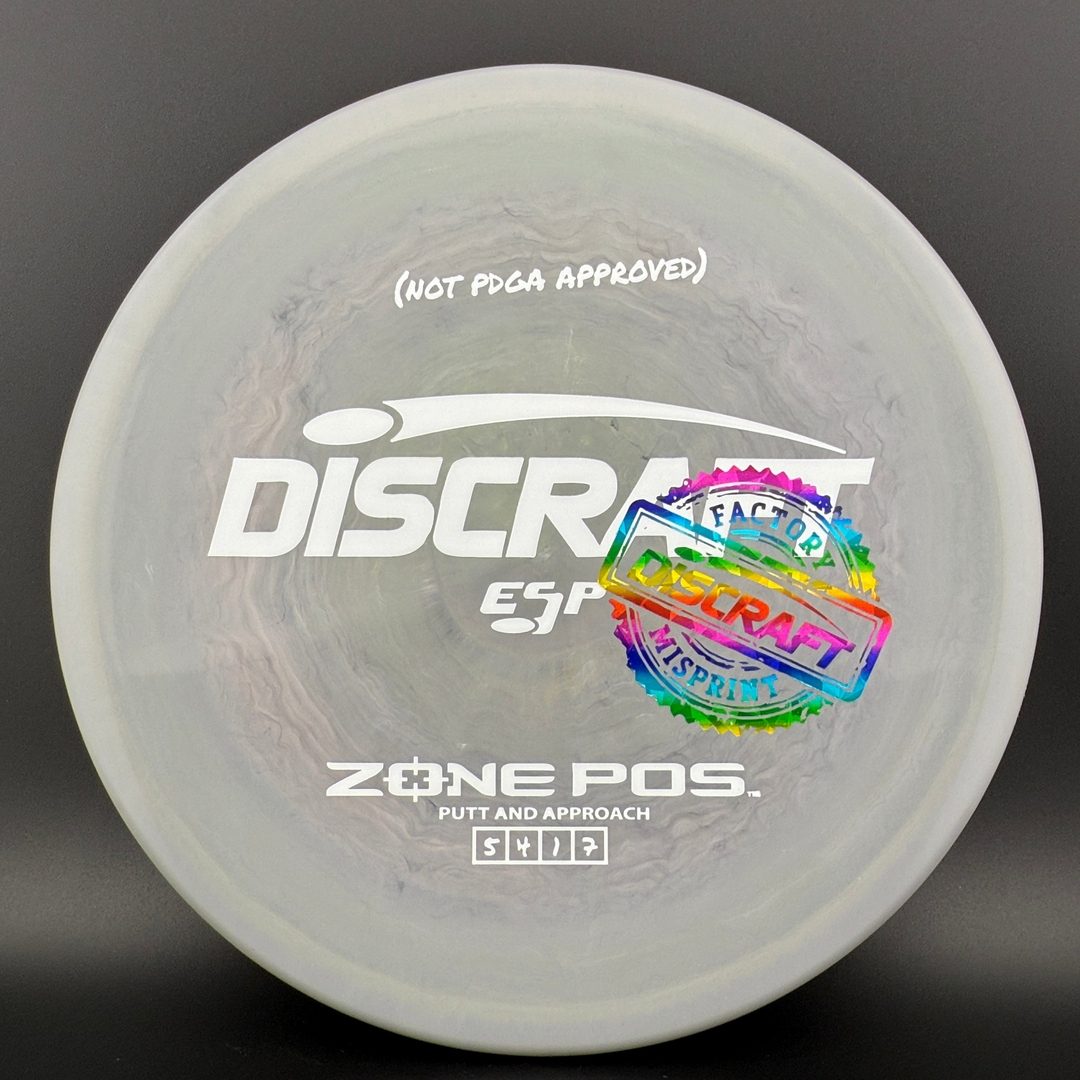 ESP Zone POS - April Fools - Factory Misprint *Not PDGA Approved Discraft