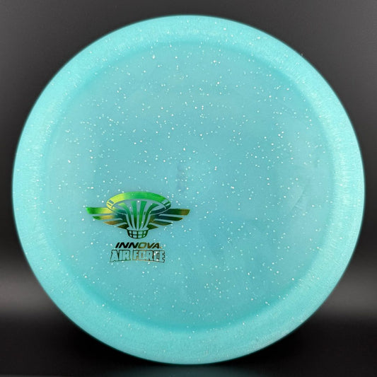 Metal Flake Glow Champion Charger - Air Force Stamp Innova