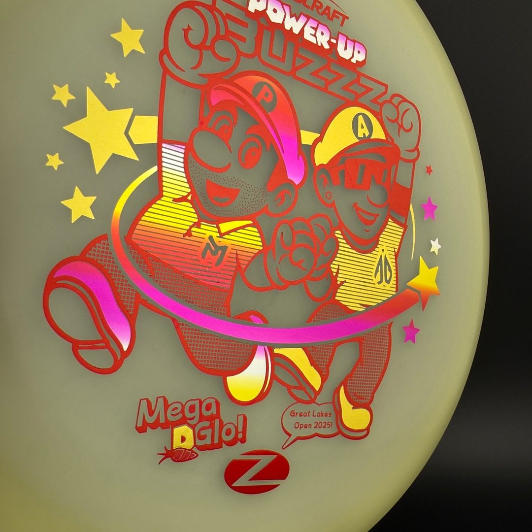 Mega Glo Buzzz - Power-Up - Paul McBeth & Anthony Barela Collab Discraft