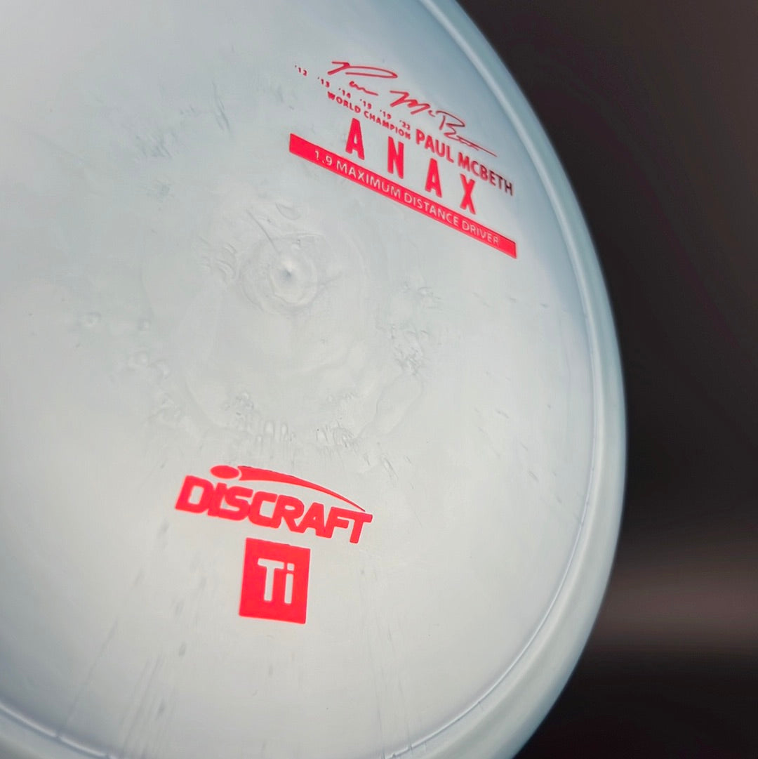 Titanium Anax - First Run - Paul McBeth Limited Edition Discraft