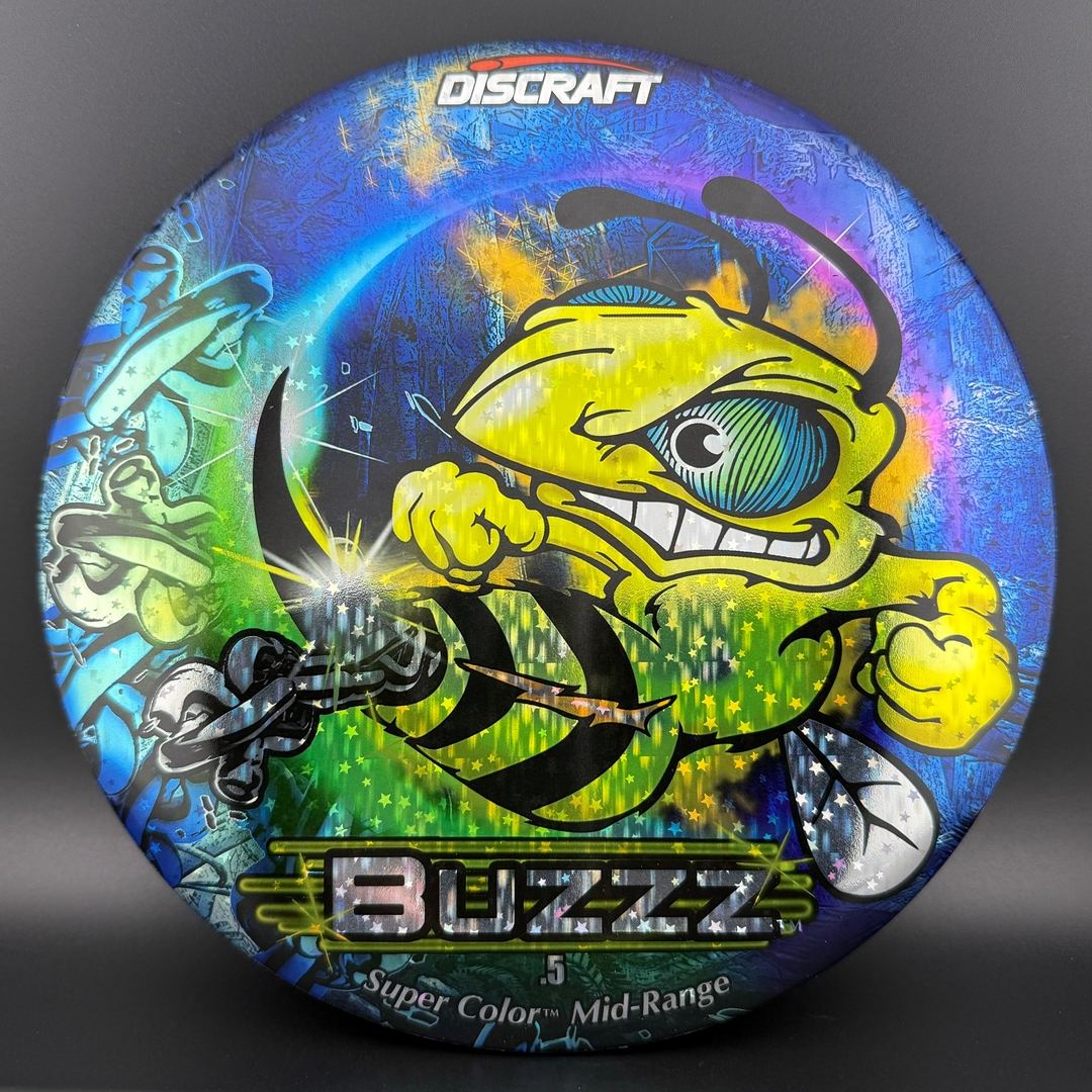 ESP FLX SuperColor Full Foil Buzzz - Holo Blue Chains Bee Discraft