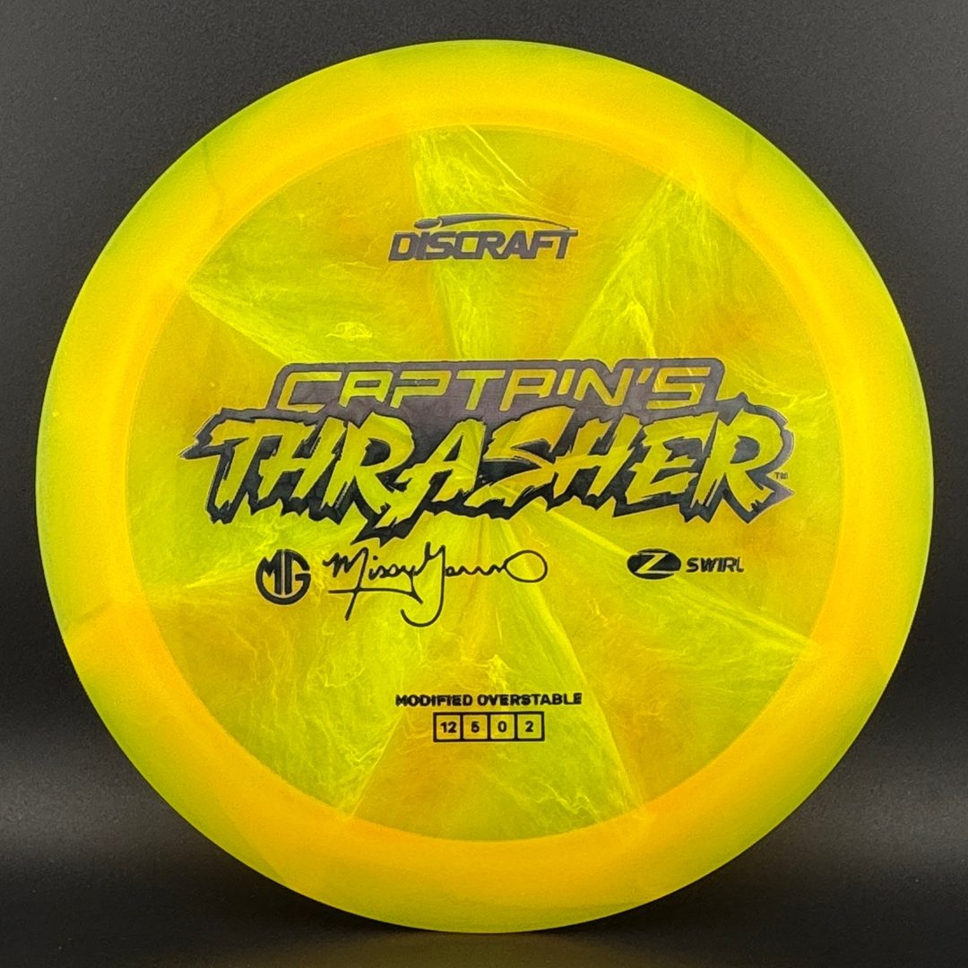 Swirly Z Captain's Thrasher - Missy Gannon 2026 Discraft